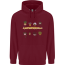 I Just Wet My Plants House Funny Gardening Mens 80% Cotton Hoodie Maroon