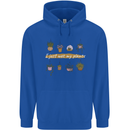 I Just Wet My Plants House Funny Gardening Mens 80% Cotton Hoodie Royal Blue
