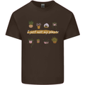 I Just Wet My Plants House Funny Gardening Mens Cotton T-Shirt Tee Top Dark Chocolate