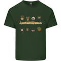 I Just Wet My Plants House Funny Gardening Mens Cotton T-Shirt Tee Top Forest Green