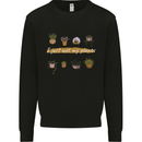 I Just Wet My Plants House Funny Gardening Mens Sweatshirt Jumper Black