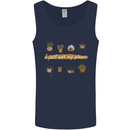 I Just Wet My Plants House Funny Gardening Mens Vest Tank Top Navy Blue