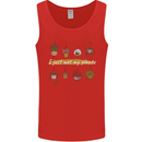 I Just Wet My Plants House Funny Gardening Mens Vest Tank Top Red