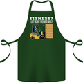 I Lift Heavy Weights All Day Funny Forklift Driver Cotton Apron 100% Organic Forest Green