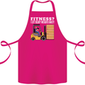I Lift Heavy Weights All Day Funny Forklift Driver Cotton Apron 100% Organic Pink