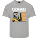I Lift Heavy Weights All Day Funny Forklift Driver Kids T-Shirt Childrens Sports Grey