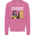 I Lift Heavy Weights All Day Funny Forklift Driver Mens Sweatshirt Jumper Azalea