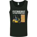 I Lift Heavy Weights All Day Funny Forklift Driver Mens Vest Tank Top Black