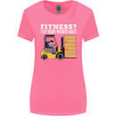 I Lift Heavy Weights All Day Funny Forklift Driver Womens Wider Cut T-Shirt Azalea