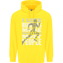 I Like Running Cross Country Marathon Runner Childrens Kids Hoodie Yellow