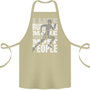 I Like Running Cross Country Marathon Runner Cotton Apron 100% Organic Khaki