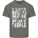 I Like Running Cross Country Marathon Runner Kids T-Shirt Childrens Charcoal