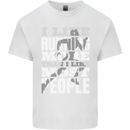 I Like Running Cross Country Marathon Runner Kids T-Shirt Childrens White