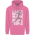 I Like Running Cross Country Marathon Runner Mens 80% Cotton Hoodie Azelea