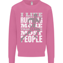 I Like Running Cross Country Marathon Runner Mens Sweatshirt Jumper Azalea