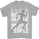I Like Running Cross Country Marathon Runner Mens T-Shirt 100% Cotton Sports Grey