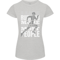 I Like Running Cross Country Marathon Runner Womens Petite Cut T-Shirt Sports Grey