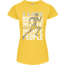 I Like Running Cross Country Marathon Runner Womens Petite Cut T-Shirt Yellow