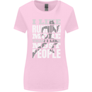 I Like Running Cross Country Marathon Runner Womens Wider Cut T-Shirt Light Pink