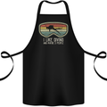 I Like Scuba Diving & 3 People Funny Diver Cotton Apron 100% Organic Black