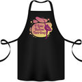 I Love Baton Twirling Gymnastics Cotton Apron 100% Organic Black