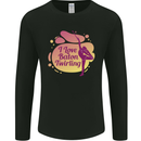 I Love Baton Twirling Gymnastics Mens Long Sleeve T-Shirt Black