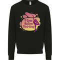 I Love Baton Twirling Gymnastics Mens Sweatshirt Jumper Black