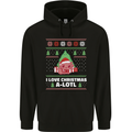 I Love Christmas A-Lotl Funny Axolotl Xmas Mens 80% Cotton Hoodie Black
