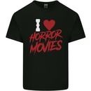 I Love Horror Movies Kids T-Shirt Childrens Black