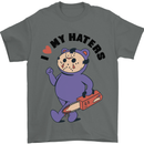I Love My Haters Funny Halloween Mens T-Shirt 100% Cotton Charcoal