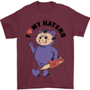 I Love My Haters Funny Halloween Mens T-Shirt 100% Cotton Maroon