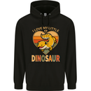 I Love My Little Dragon Bearded Dragon Childrens Kids Hoodie Black