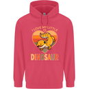 I Love My Little Dragon Bearded Dragon Childrens Kids Hoodie Heliconia