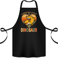 I Love My Little Dragon Bearded Dragon Cotton Apron 100% Organic Black