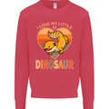 I Love My Little Dragon Bearded Dragon Kids Sweatshirt Jumper Heliconia