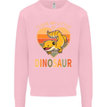 I Love My Little Dragon Bearded Dragon Kids Sweatshirt Jumper Light Pink