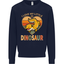 I Love My Little Dragon Bearded Dragon Kids Sweatshirt Jumper Navy Blue