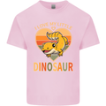 I Love My Little Dragon Bearded Dragon Kids T-Shirt Childrens Light Pink