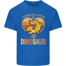 I Love My Little Dragon Bearded Dragon Kids T-Shirt Childrens Royal Blue