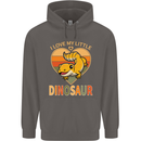 I Love My Little Dragon Bearded Dragon Mens 80% Cotton Hoodie Charcoal