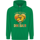 I Love My Little Dragon Bearded Dragon Mens 80% Cotton Hoodie Irish Green