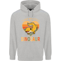 I Love My Little Dragon Bearded Dragon Mens 80% Cotton Hoodie Sports Grey