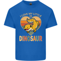 I Love My Little Dragon Bearded Dragon Mens Cotton T-Shirt Tee Top Royal Blue