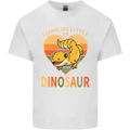 I Love My Little Dragon Bearded Dragon Mens Cotton T-Shirt Tee Top White