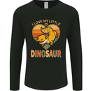 I Love My Little Dragon Bearded Dragon Mens Long Sleeve T-Shirt Black