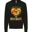 I Love My Little Dragon Bearded Dragon Mens Sweatshirt Jumper Black