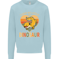 I Love My Little Dragon Bearded Dragon Mens Sweatshirt Jumper Light Blue