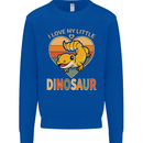 I Love My Little Dragon Bearded Dragon Mens Sweatshirt Jumper Royal Blue