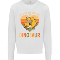 I Love My Little Dragon Bearded Dragon Mens Sweatshirt Jumper White