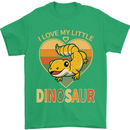 I Love My Little Dragon Bearded Dragon Mens T-Shirt 100% Cotton Irish Green